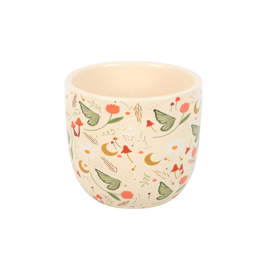 Whimsical Fairy Print Plant Pot to Brighten Your Indoor Garden
