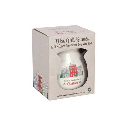 N/A No Place Like Home Ceramic Wax Melt Burner Gift Set -