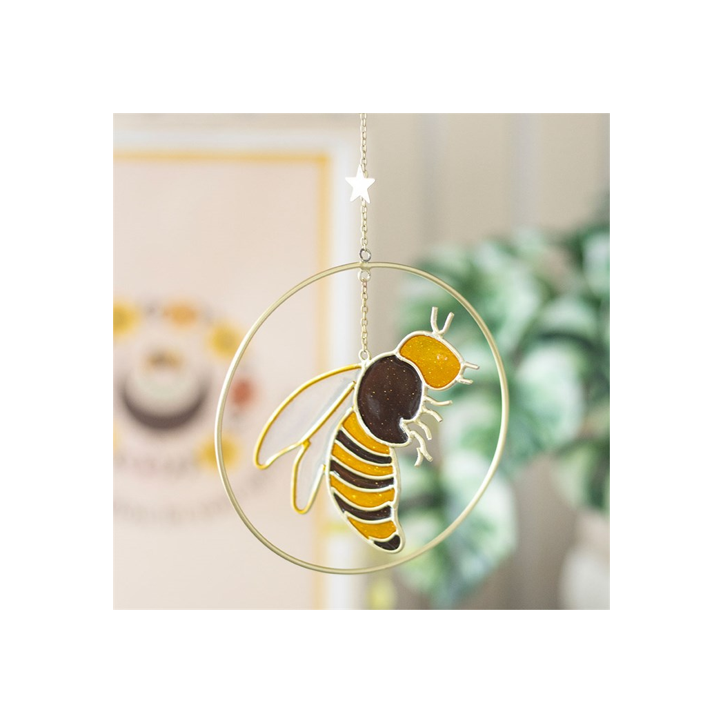 Bee Suncatcher Decoration - Brighten Your Space with Cheerful Charm