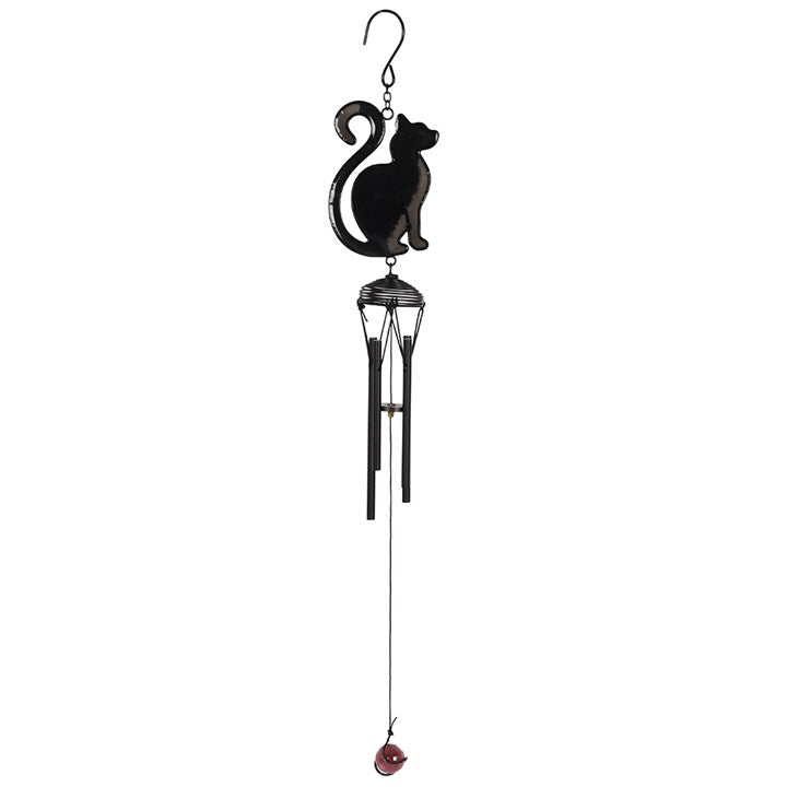 Black Cat Wind Chime – A Charming Touch for Your Garden