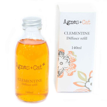 Agnes Cat Reed Diffuser Refill - Clementine 150ml - Everyday Bargainz