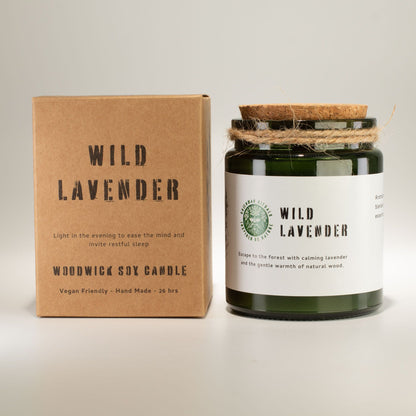 Experience Tranquility with Our Wild Lavender Soy Candle