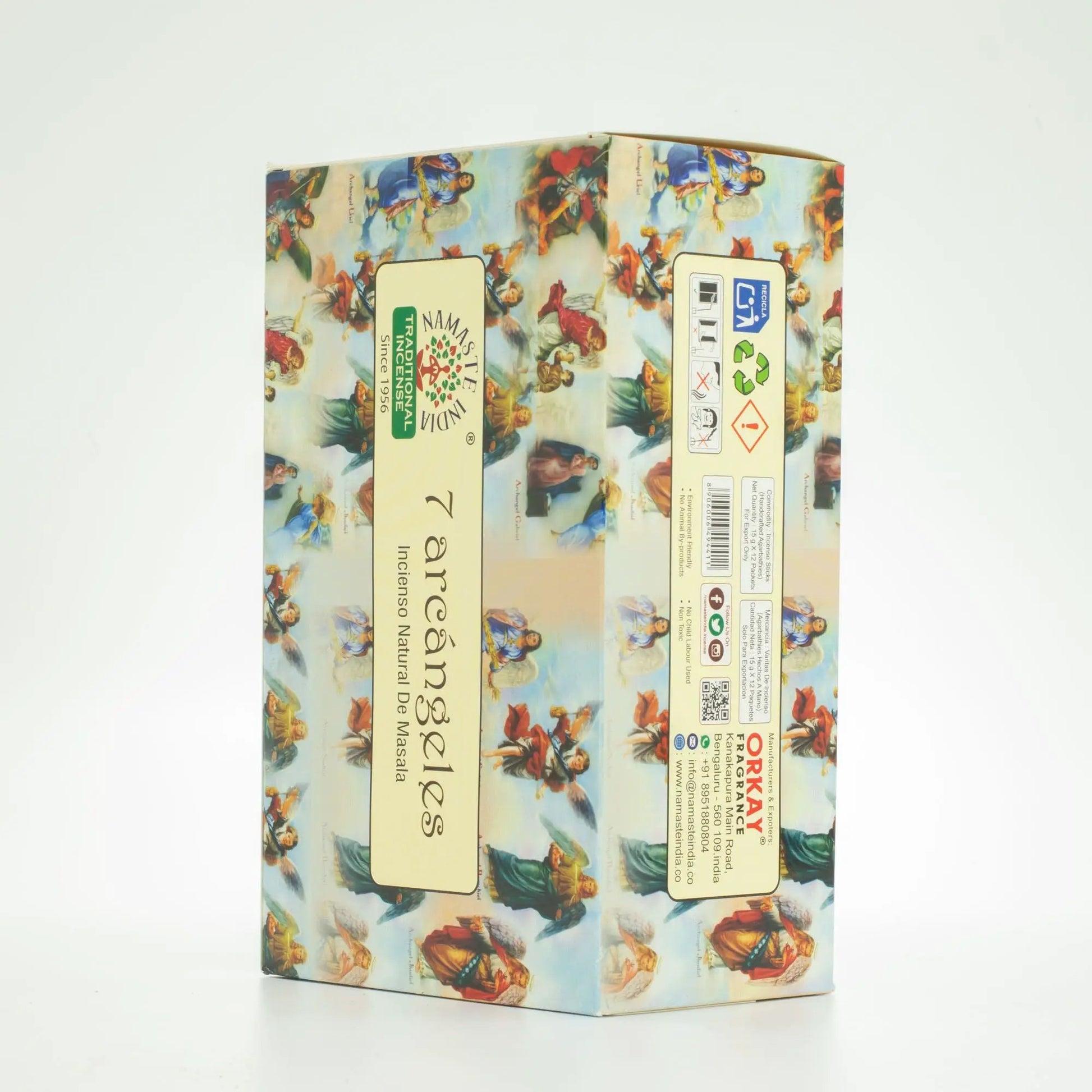 AW Dropship UK Namaste Mandala Masala Incense - 7 Archangels - Natural Namaste Masala Incense Sticks