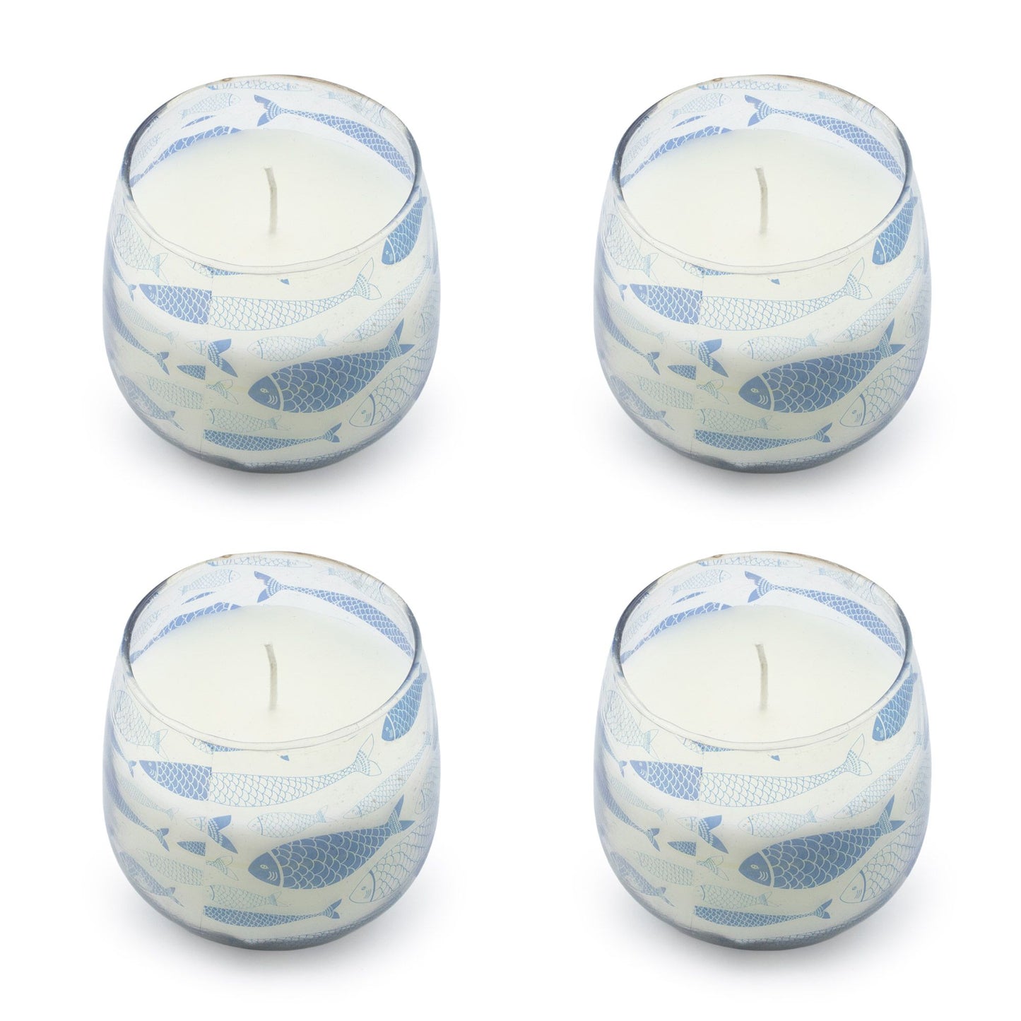 AW Dropship UK Small Glass Jar Candles - Seabreeze - Glass Jar Candles