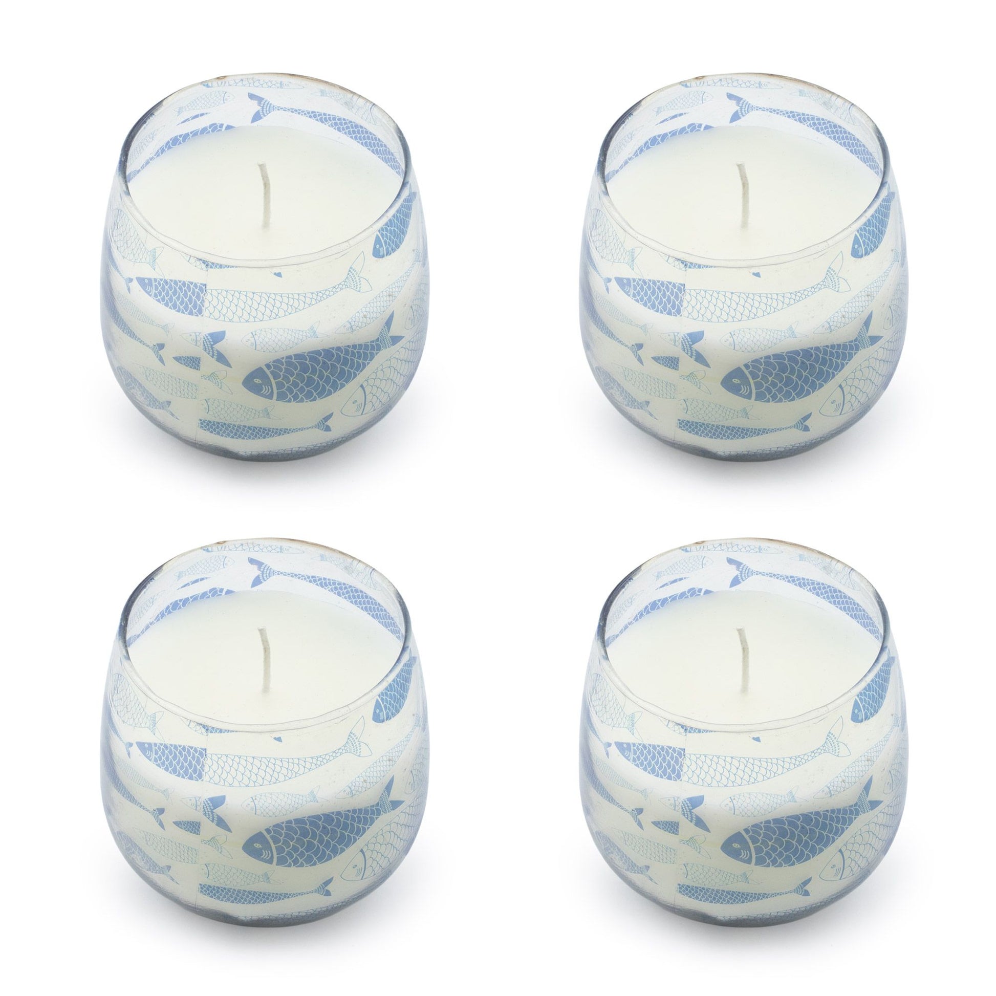 AW Dropship UK Small Glass Jar Candles - Seabreeze - Glass Jar Candles