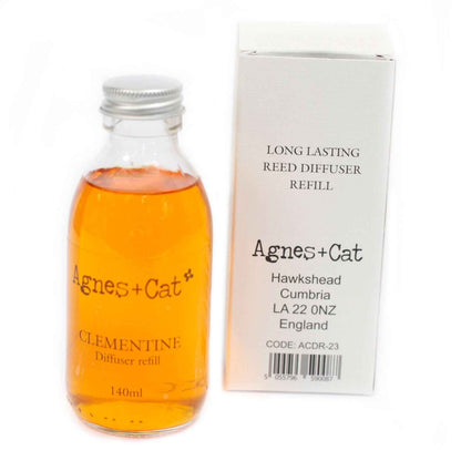 Agnes Cat Reed Diffuser Refill - Clementine 150ml - Everyday Bargainz