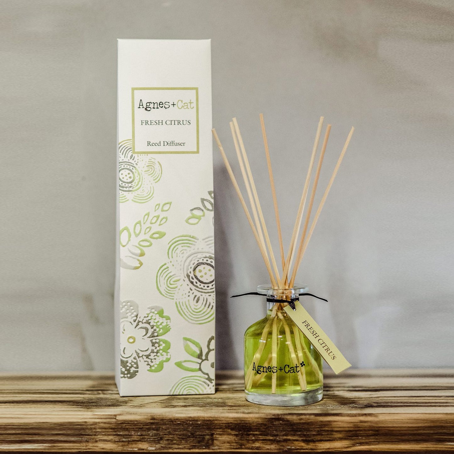 140ml Fresh Citrus Reed Diffuser for Invigorating Home Fragrance