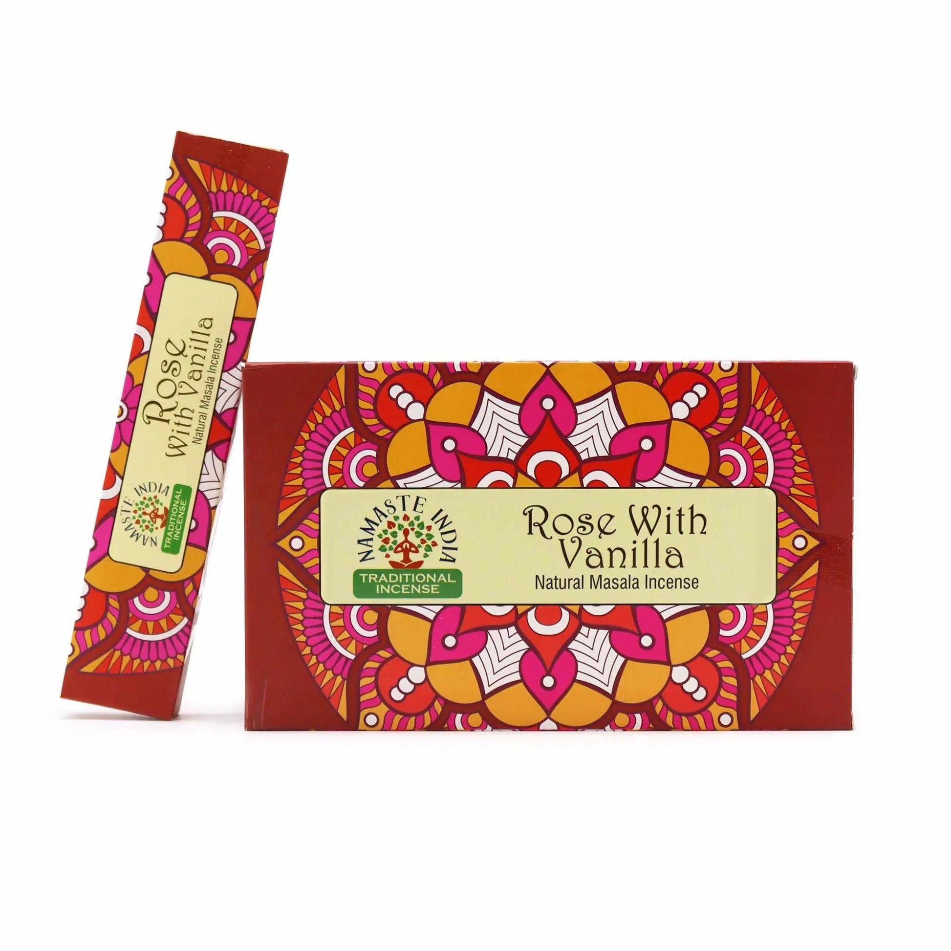 AW Dropship UK Namaste Mandala Masala Incense - Rose With Vanilla - Natural Namaste Masala Incense Sticks