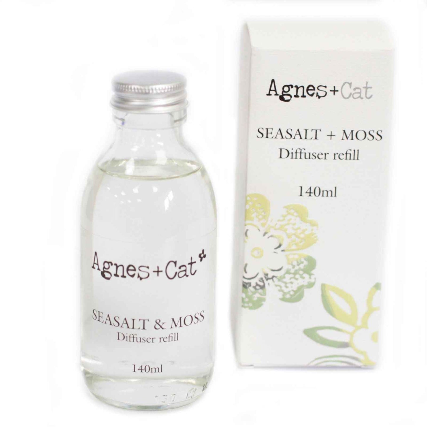 Agnes + Cat Reed Diffuser Refill - Seasalt and Moss 150ml