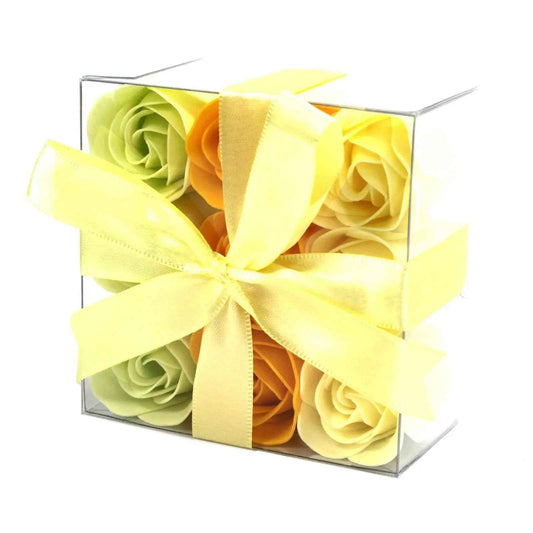 Ancient Wisdom 9-Piece Luxury Spring Rose Soap Flower Gift Set