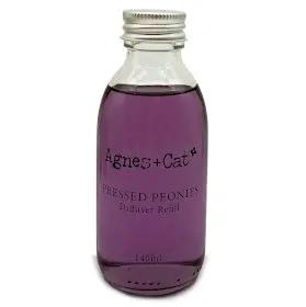 Agnes + Cat Reed Diffuser Refill - Pressed Peonies 150ml for Long-Lasting Fragrance - Everyday Bargainz
