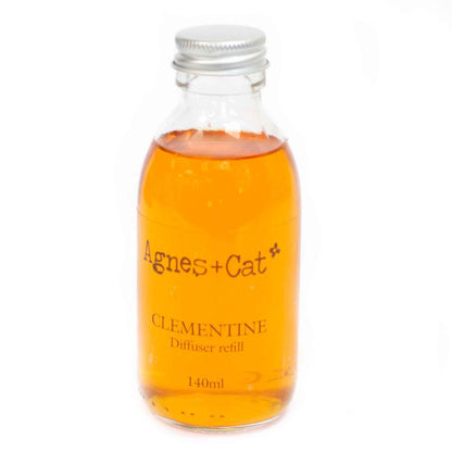 Agnes Cat Reed Diffuser Refill - Clementine 150ml - Everyday Bargainz