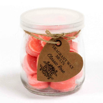 Ancient Wisdom Soy Wax Fragrant Melts Jar Classic Rose - Everyday Bargainz
