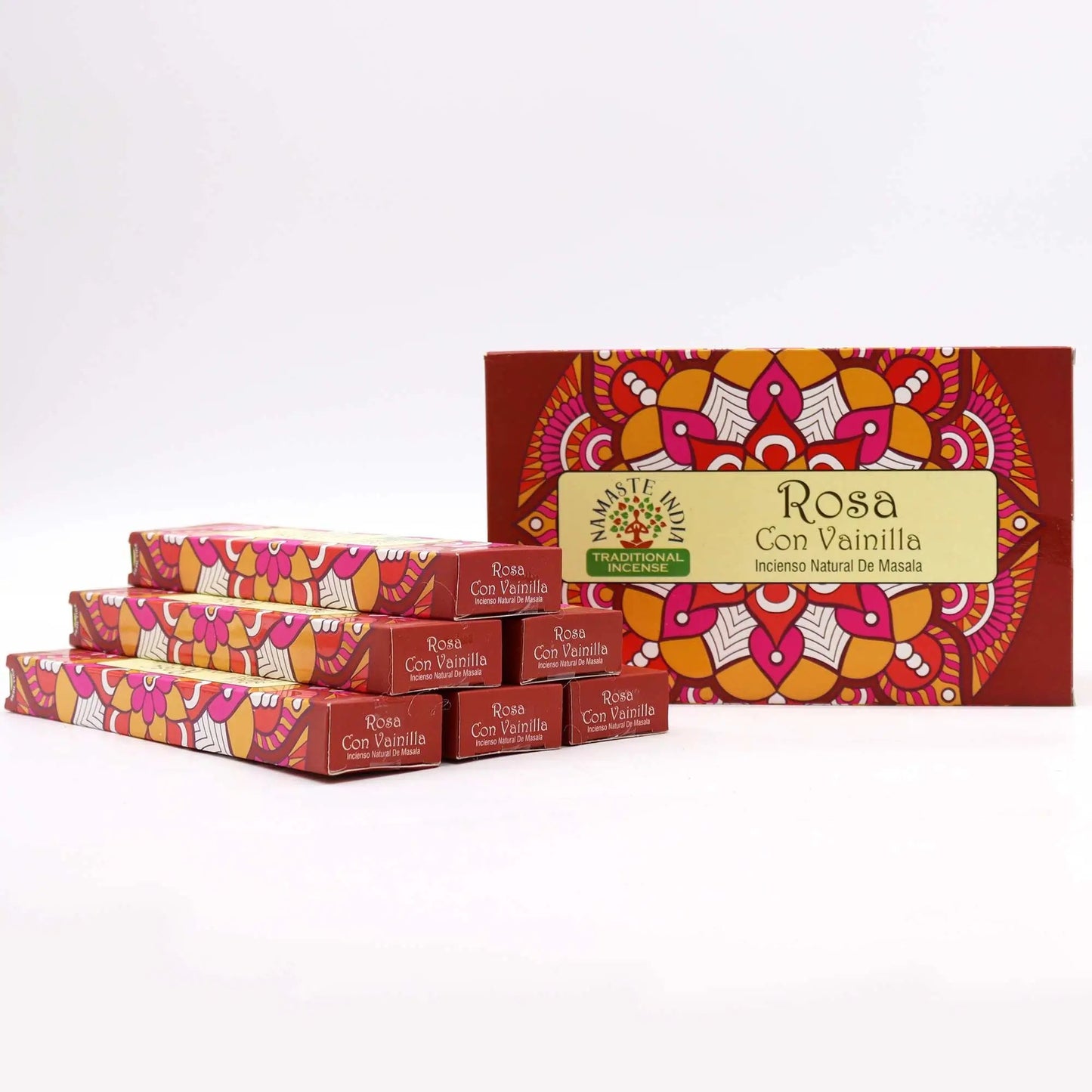 AW Dropship UK Namaste Mandala Masala Incense - Rose With Vanilla - Natural Namaste Masala Incense Sticks