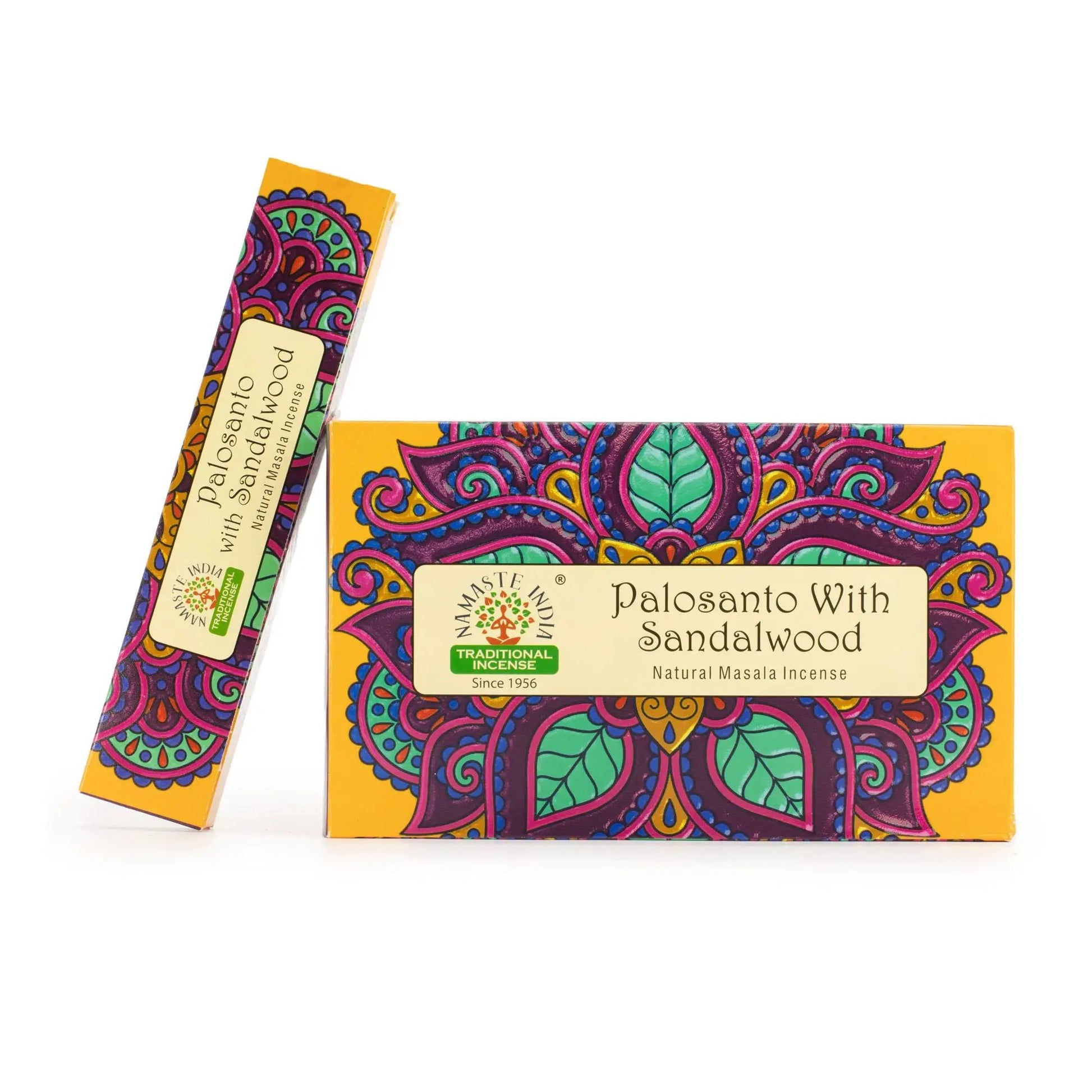 AW Dropship UK Namaste Mandala Masala Incense - Palo Santo with Sandalwood - Natural Namaste Masala Incense Sticks