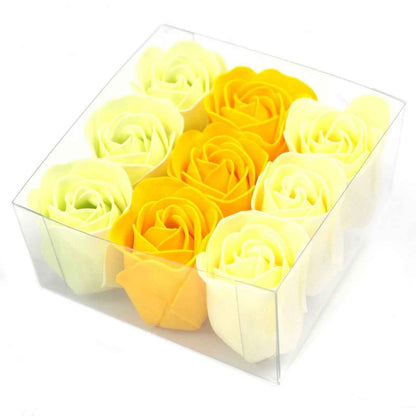 Ancient Wisdom 9-Piece Luxury Spring Rose Soap Flower Gift Set