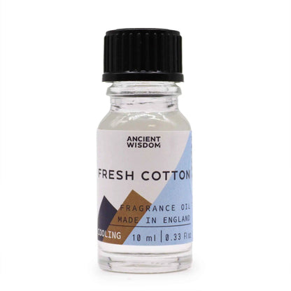 Ancient Wisdom Fresh Cotton Fragrance Oil 10ml Diffusers - Everyday Bargainz