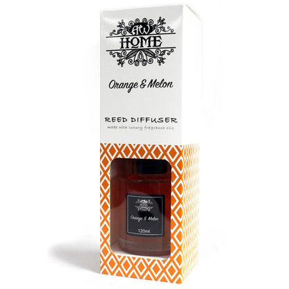 120ml Reed Diffuser Orange Melon for Fresh Home Fragrance - Everyday Bargainz