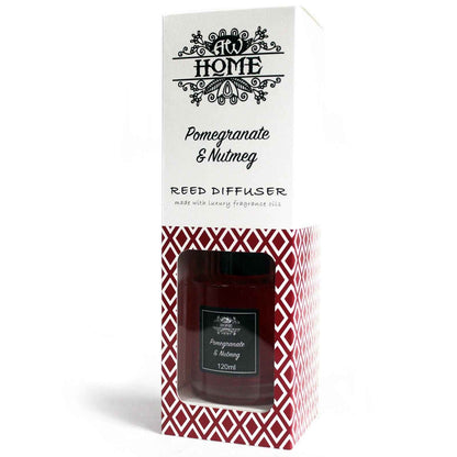 120ml Reed Diffuser Pomegranate Nutmeg for Invigorating Home Fragrance - Everyday Bargainz