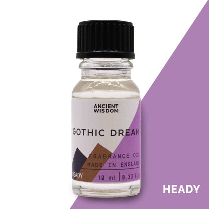 Ancient Wisdom Gothic Dream Fragrance Oil 10ml DPG Carrier - Everyday Bargainz