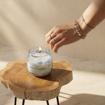 AW Dropship UK Small Glass Jar Candles - Seabreeze - Glass Jar Candles