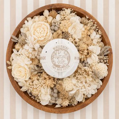 Agnes + Cat Bath Fizzer Gift Set Provence Pressed Peonies Moroccan Roll - Everyday Bargainz