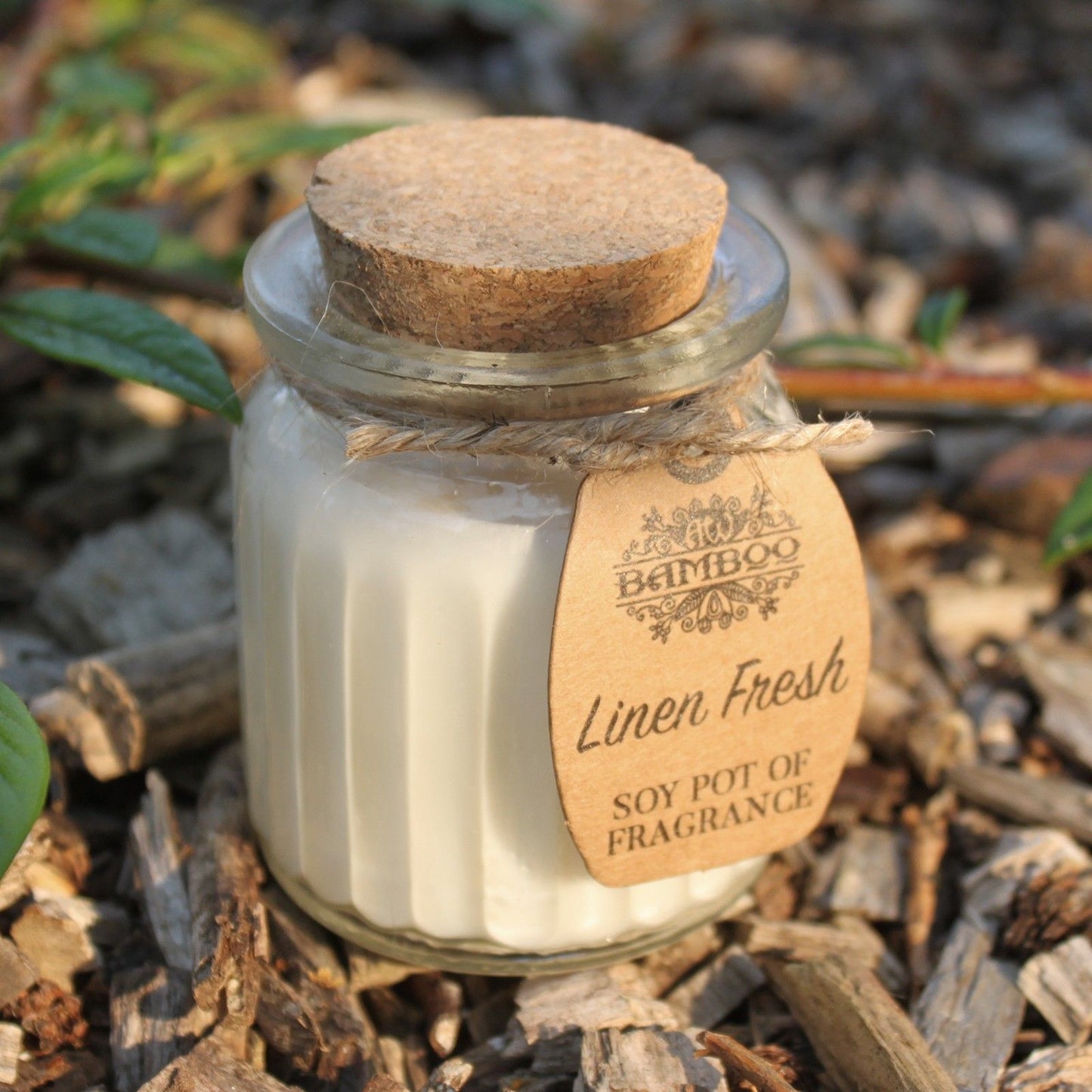 Ancient Wisdom Linen Fresh Soy Pot of Fragrance Candle, 20-Hour Burn