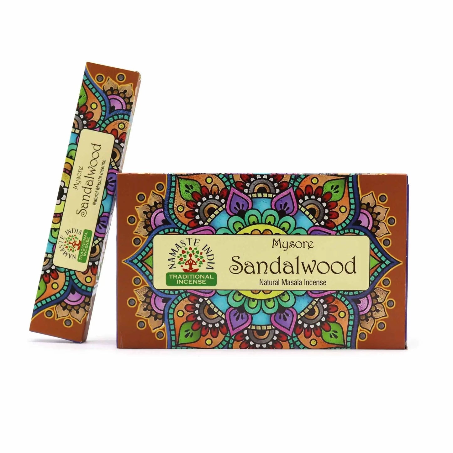 AW Dropship UK Namaste Mandala Masala Incense - Sandalwood - Natural Namaste Masala Incense Sticks