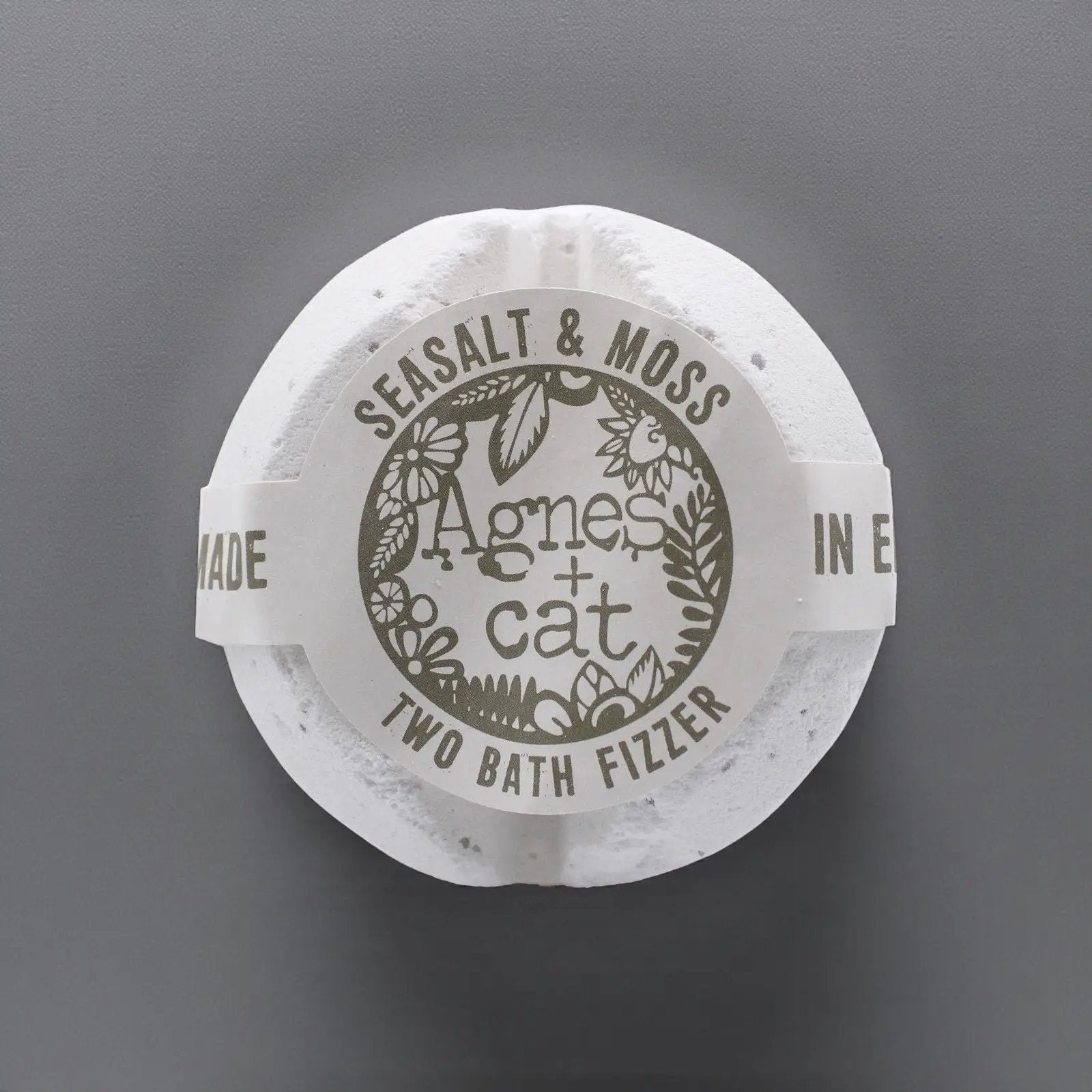 Agnes + Cat Bath Fizzer - Seasalt and Moss