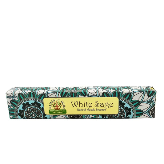 AW Dropship UK Namaste Mandala Masala Incense - White Sage - Natural Namaste Masala Incense Sticks