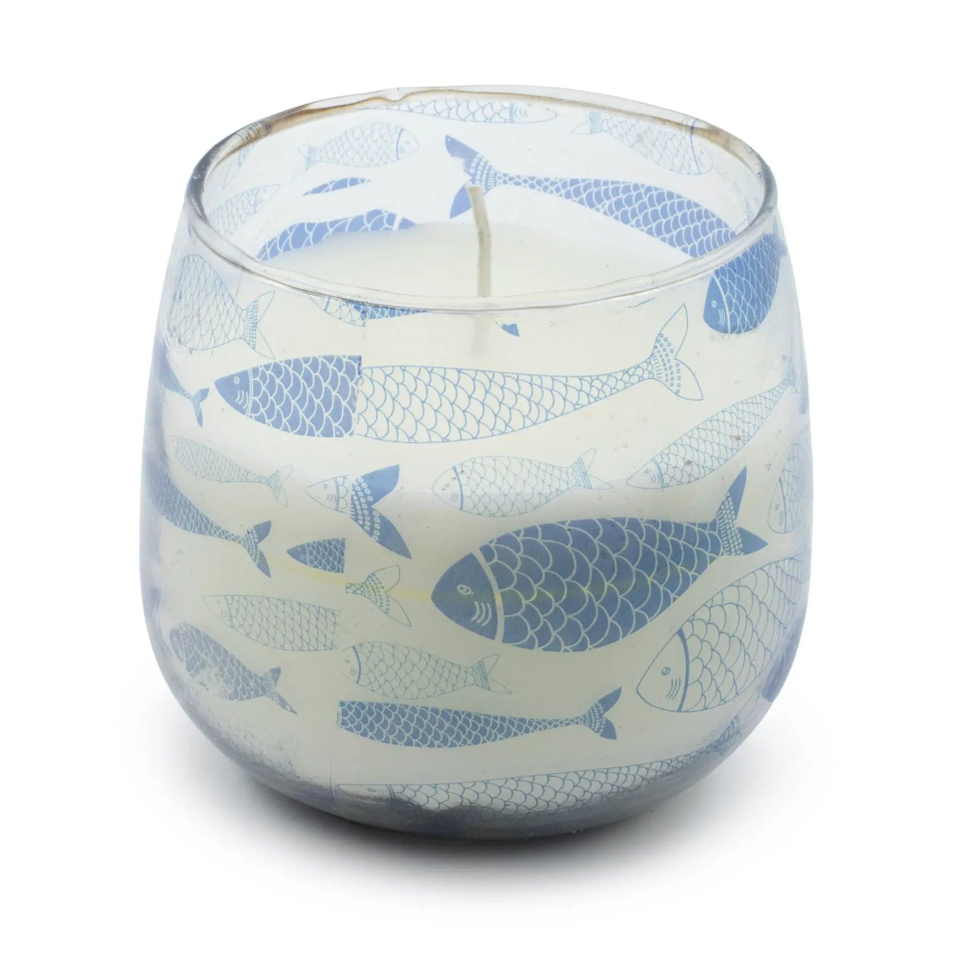AW Dropship UK Medium Glass Jar Candles - Seabreeze - Glass Jar Candles