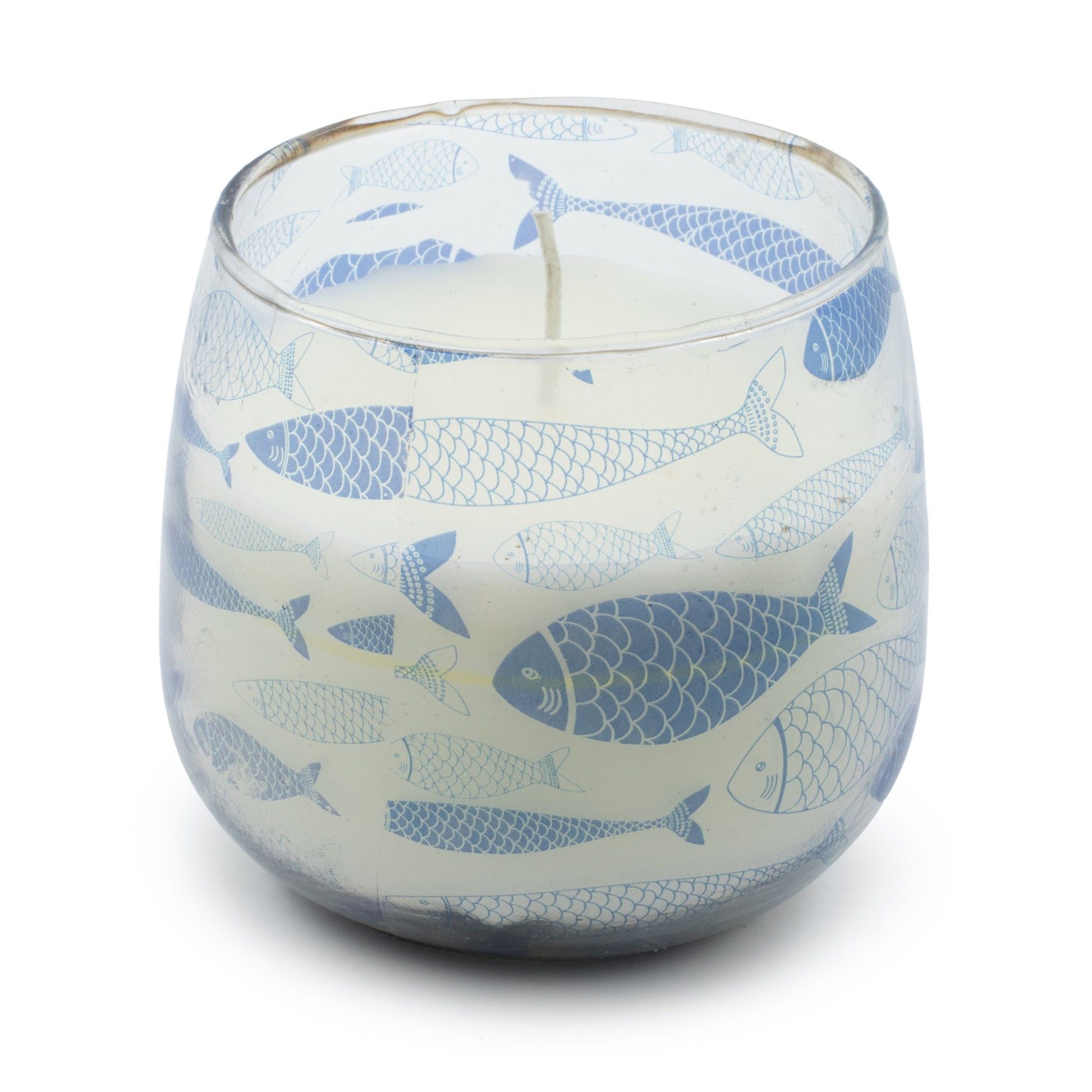 AW Dropship UK Medium Glass Jar Candles - Seabreeze - Glass Jar Candles