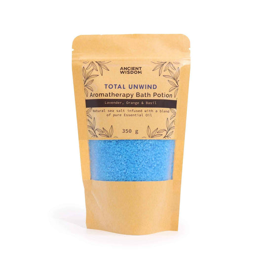 Ancient Wisdom Ancient Wisdom Total Unwind Lavender Orange Basil Bath Potion 350g - Bath Salts & Soaks Aromatherapy Bath Potion 350g