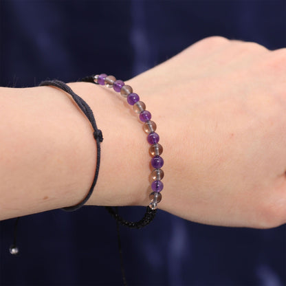 Zodiac Crystal Candle & Gemstone Bracelet Set - Capricorn Energy Unleashed