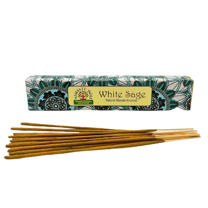 AW Dropship UK Namaste Mandala Masala Incense - White Sage - Natural Namaste Masala Incense Sticks