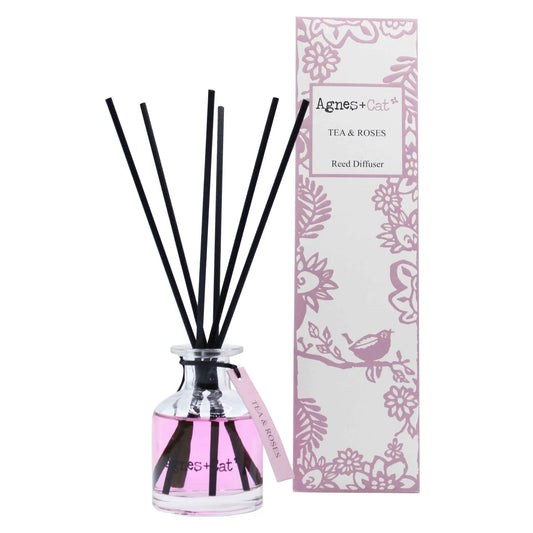 Ancient Wisdom Agnes And Cat Reed Diffusers 140ml Tea And Roses - Everyday Bargainz