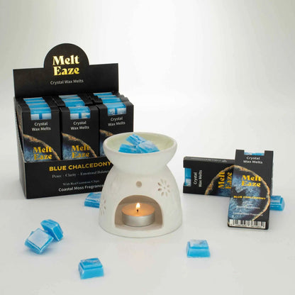 MeltEaze Crystal Wax Melts 50g Aquamarine Wave Coastal Moss - Everyday Bargainz