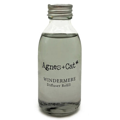 Agnes + Cat Reed Diffuser Refill - Windermere 150ml for Refreshing Home Fragrance - Everyday Bargainz