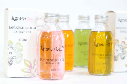 Agnes + Cat Reed Diffuser Refill - Fresh Citrus Scent 150ml for Lasting Fragrance - Everyday Bargainz