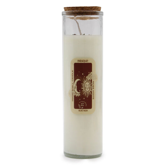 Friendship Soy Candle with Gemstones - Ignite Connections and Create Lasting Bonds