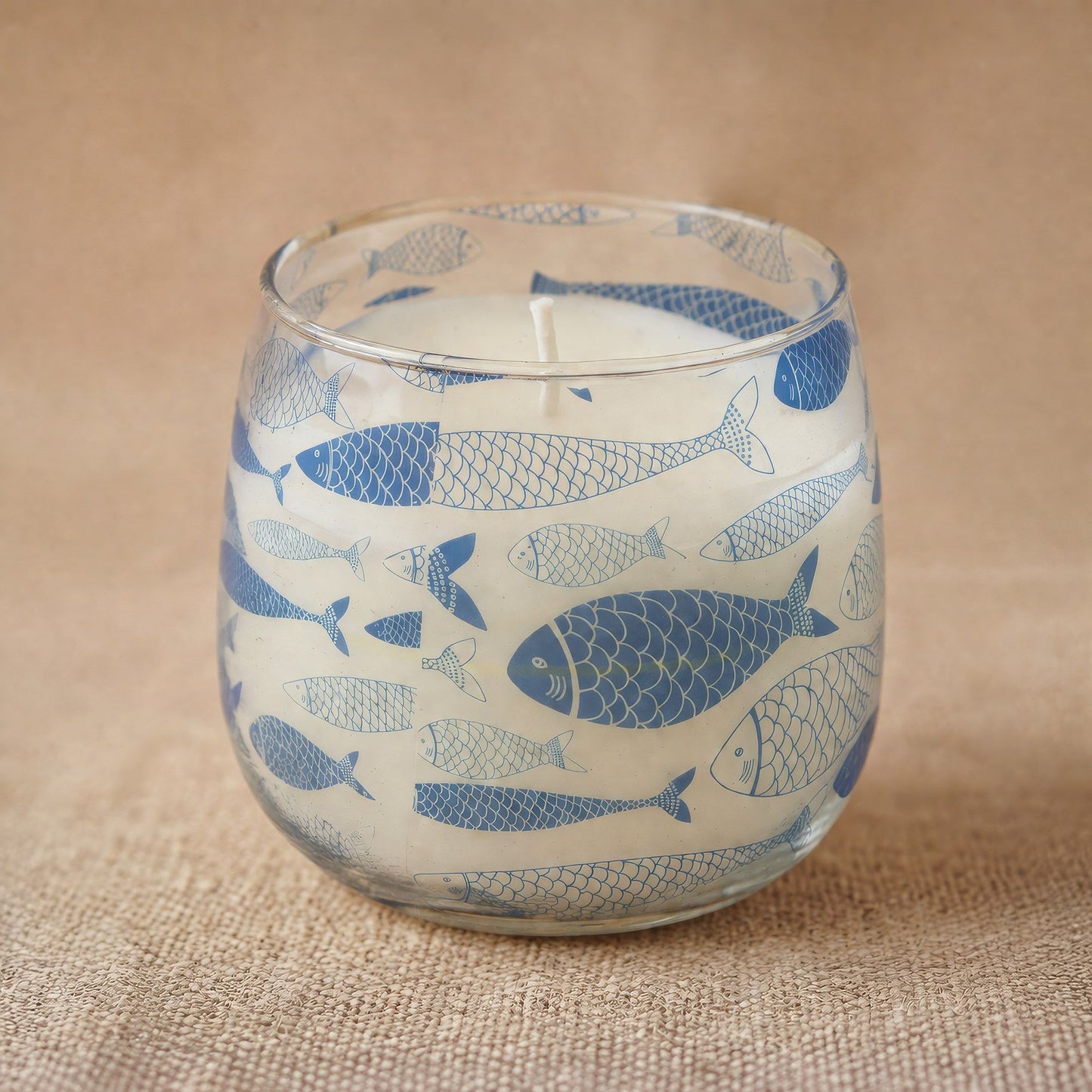 AW Dropship UK Medium Glass Jar Candles - Seabreeze - Glass Jar Candles