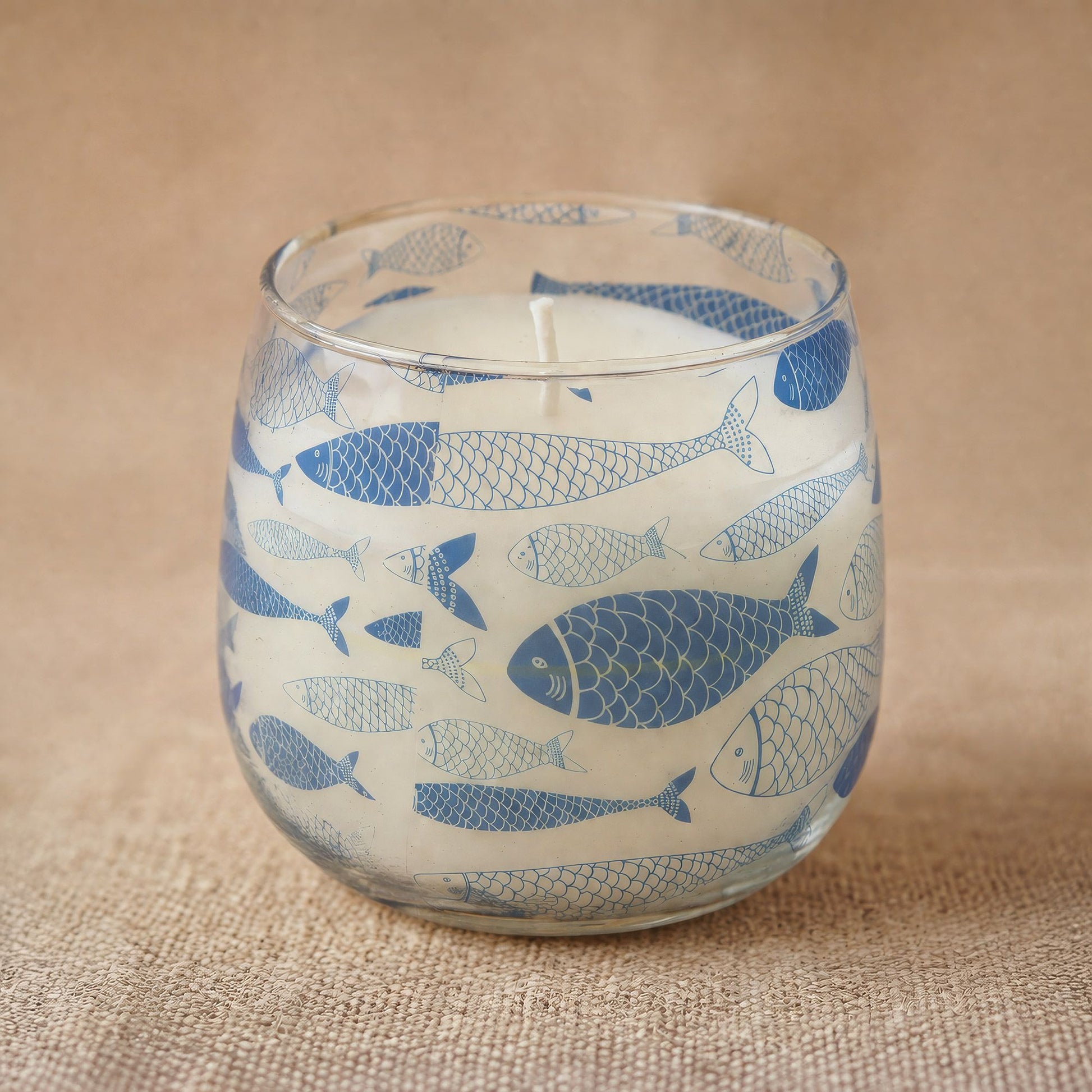 AW Dropship UK Medium Glass Jar Candles - Seabreeze - Glass Jar Candles