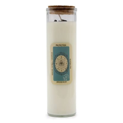 Magic Spell Protection Candle - Embrace Divine Shielding and Serenity