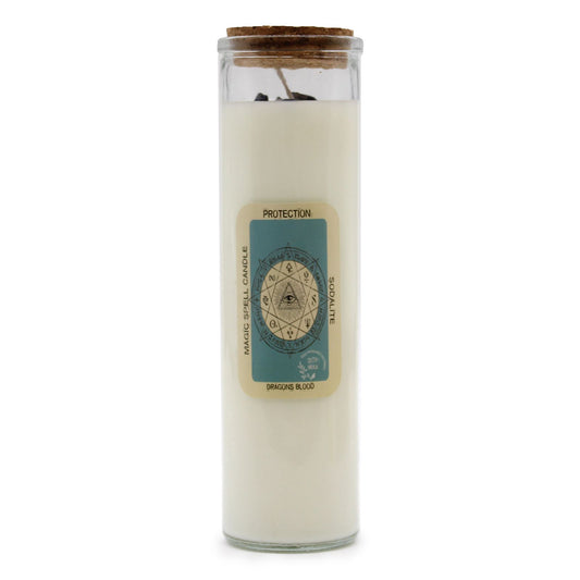Magic Spell Protection Candle - Embrace Divine Shielding and Serenity