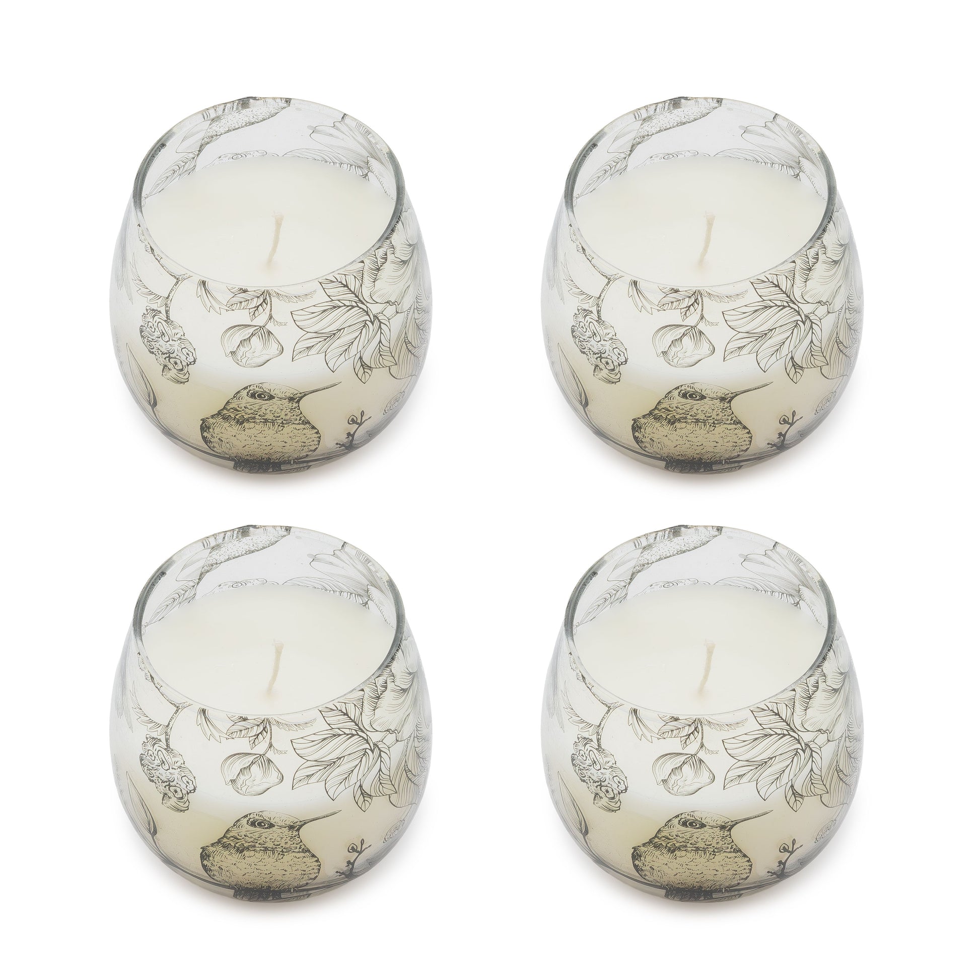 AW Dropship UK Small Glass Jar Candles - Drawn by Flame - Glass Jar Candles