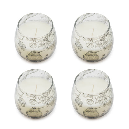 AW Dropship UK Small Glass Jar Candles - Drawn by Flame - Glass Jar Candles
