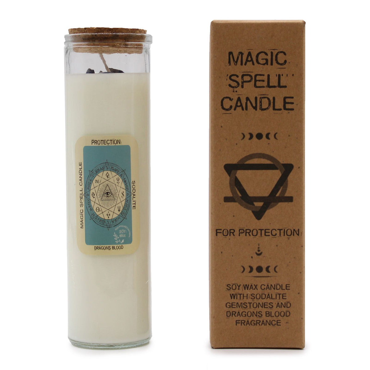 Magic Spell Protection Candle - Embrace Divine Shielding and Serenity