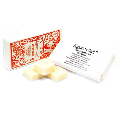 Agnes Cat Natural Soy Wax Melts Box of 8 Clementine Scent - Everyday Bargainz