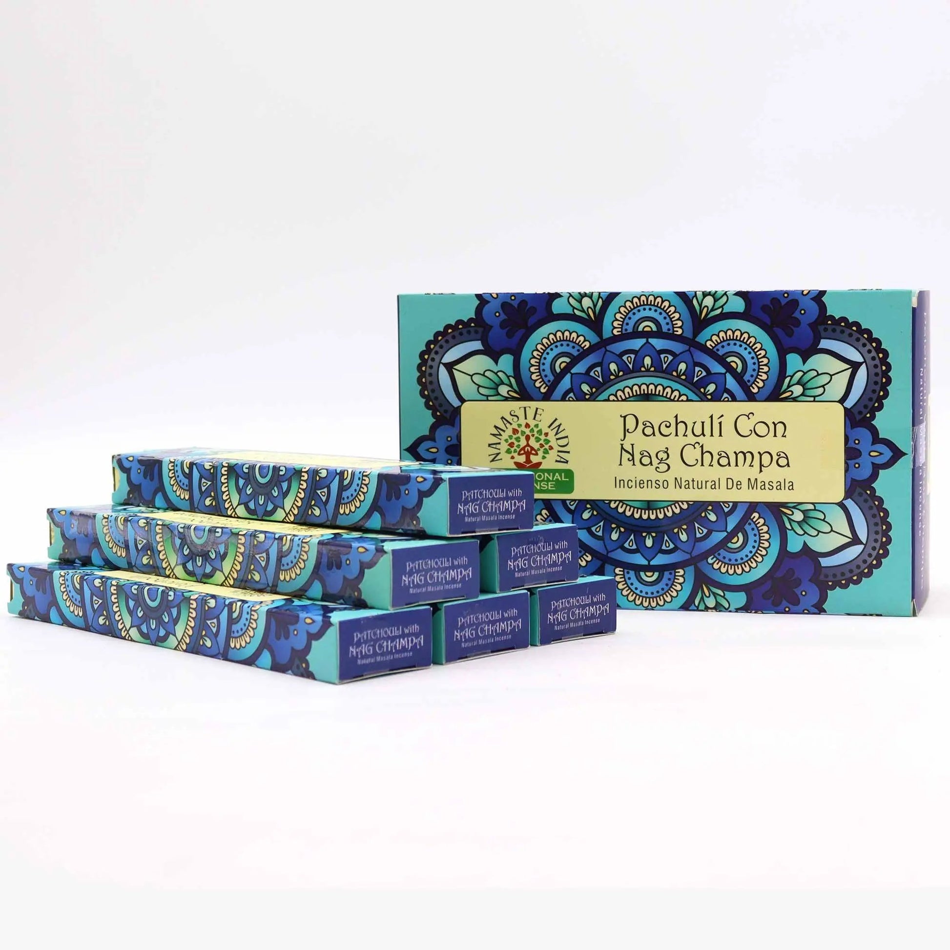 AW Dropship UK Namaste Mandala Masala Incense - Patchouli With Nag Champa - Natural Namaste Masala Incense Sticks