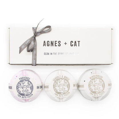 Agnes Cat Bath Fizzer Gift Set Provence Seasalt Windermere - Everyday Bargainz